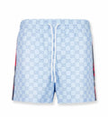 Printed Poplin Tech Swim Shorts