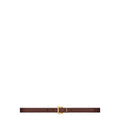 Cassandre Thin Belt In Smooth Leather