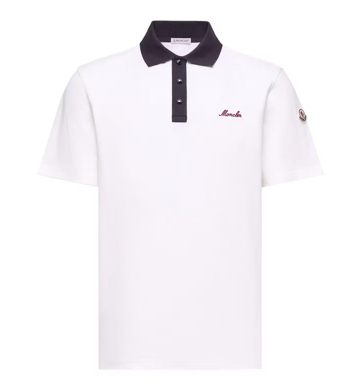 Embroidered Logo Cotton Piquet Polo Shirt