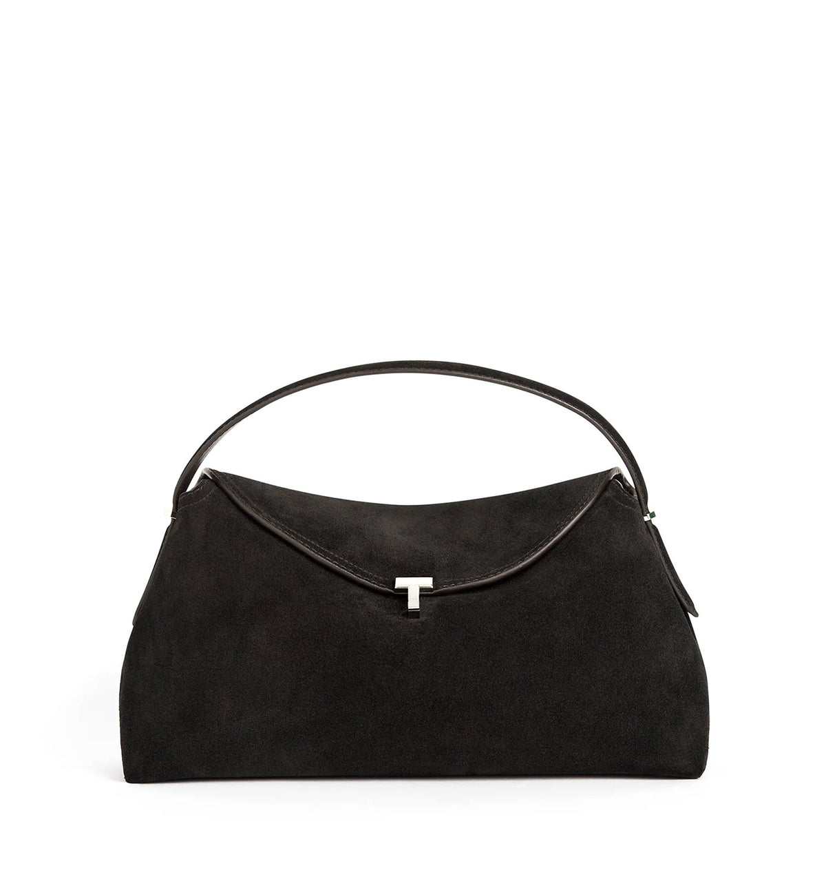T-lock suede top handle
