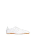 Canvas Low-Top Sneakers With Leather Inserts