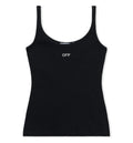 Off Stamp Ribbed Tank Top
