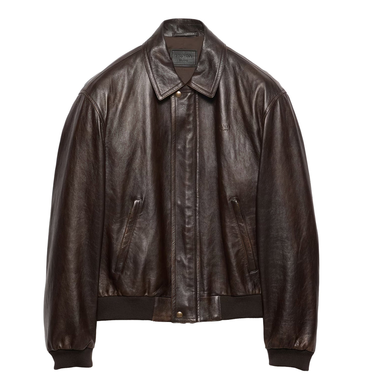 Nappa Leather Bomber Jacket