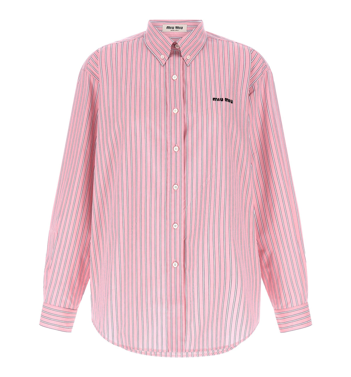 'button down' striped shirt