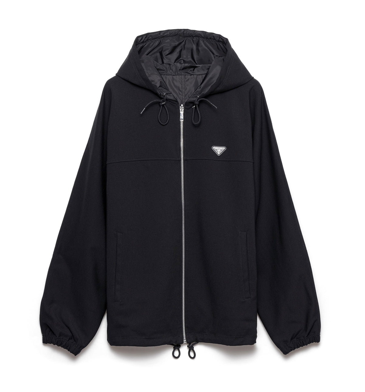 Technical fleece hoodie jacket