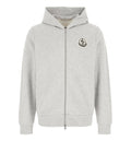 Sketched Logo Zip-Up Cotton Hoodie