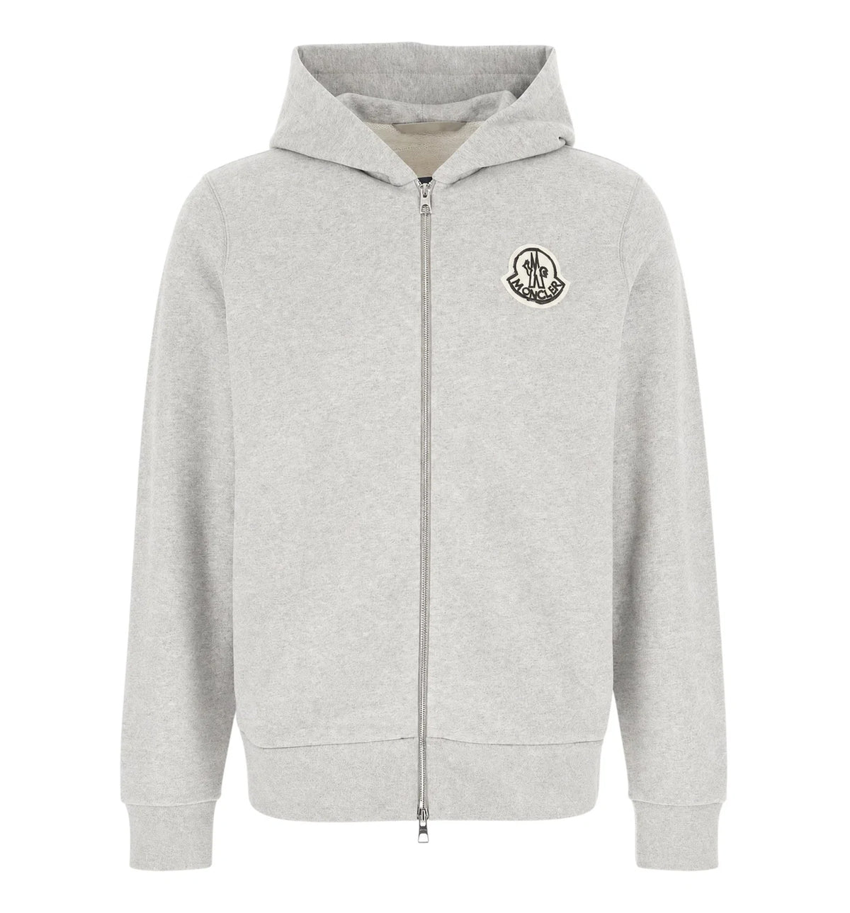 Sketched Logo Zip-Up Cotton Hoodie