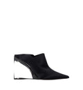 Invisible Mules In Satin