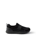 Prax mesh fabric and leather loafers