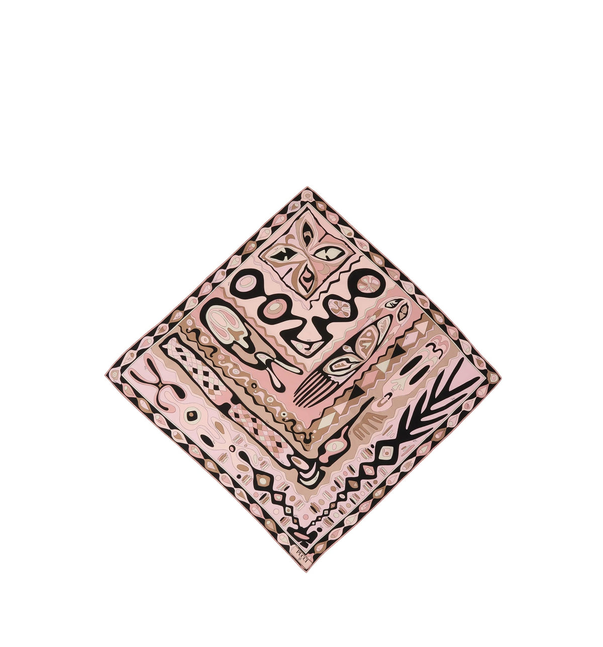 Angoli Print Silk Carre