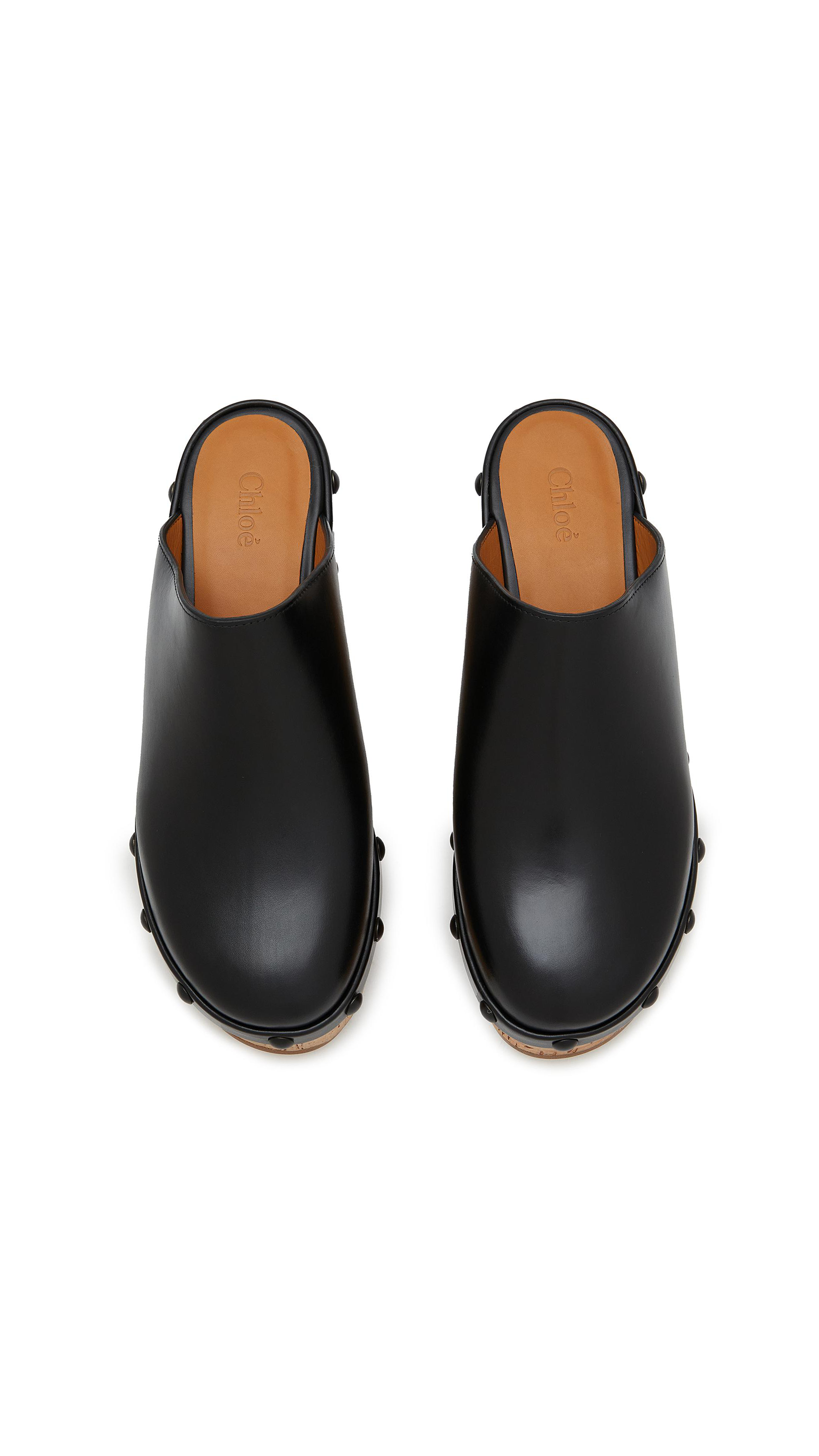 Oli Wedge Clogs - Black