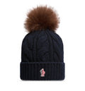 Wool & Cashmere Beanie with Pom Pom