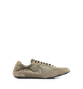 Collapse Re-Nylon and suede elasticized sneakers