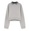 Embroidered Logo Cotton Sweatshirt