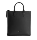 Icon Tote Bag Black Grained Calfskin