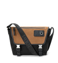 Medium Flex messenger in canvas and suede