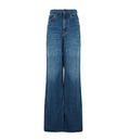 Wide-leg jeans in denim