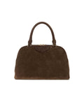 Antigona East-West Bowling Bag In Suede