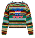 Crewneck Sweater In Mouline Alpaca And Wool