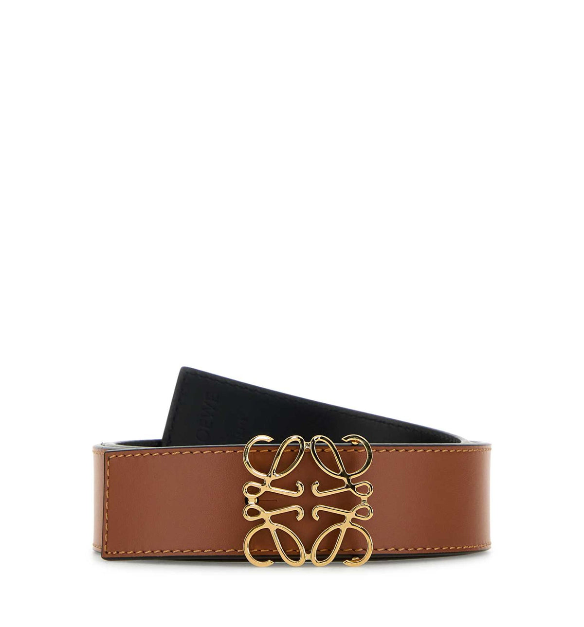 Reversible Anagram Belt In Smooth Calfskin