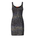 Dégradé knit mini dress with sequins