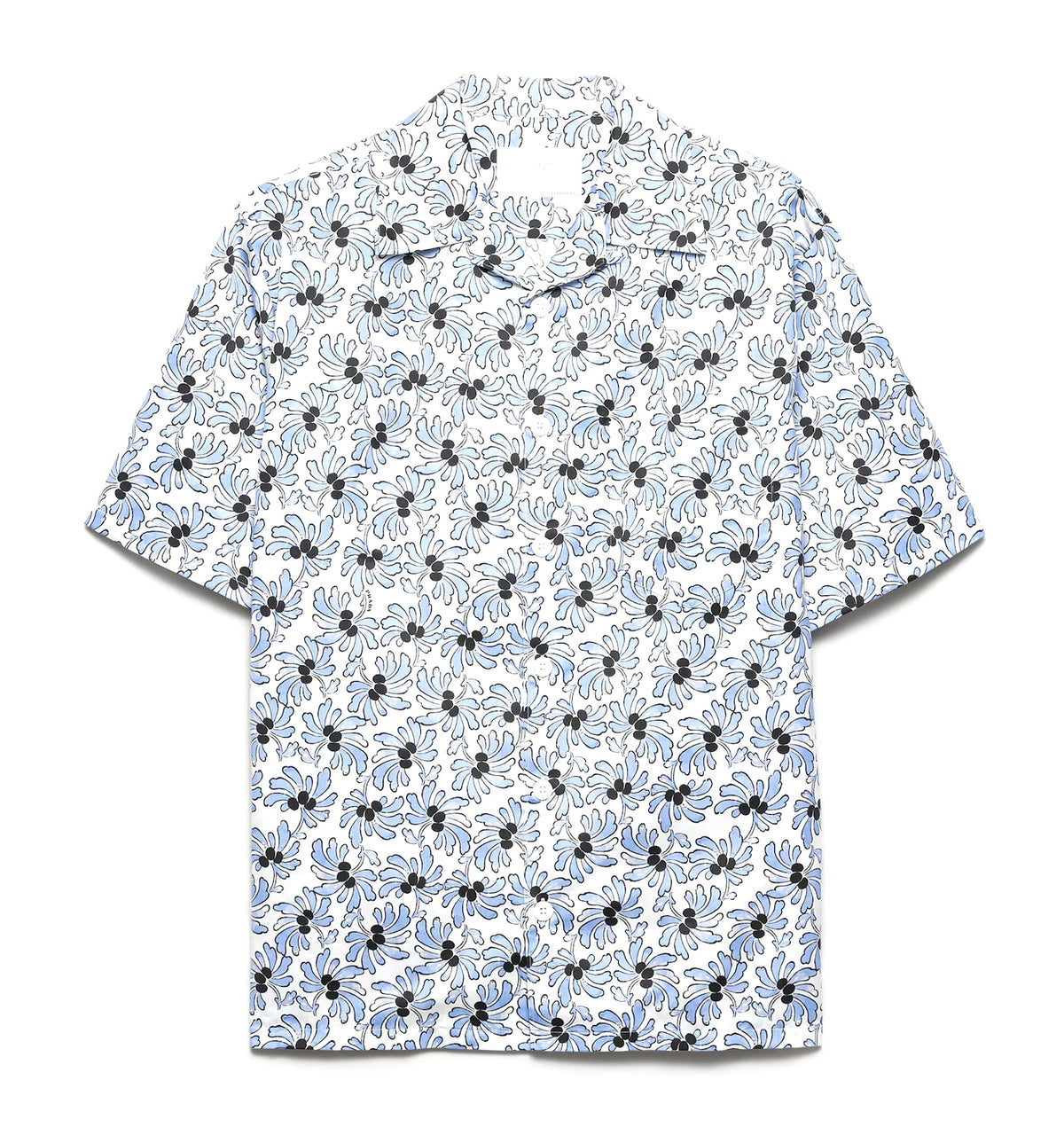 Printed Cotton Bowling Shirt