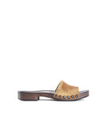 Faded Suede Clogs