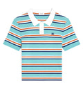 Polo Sweater In Striped Cotton