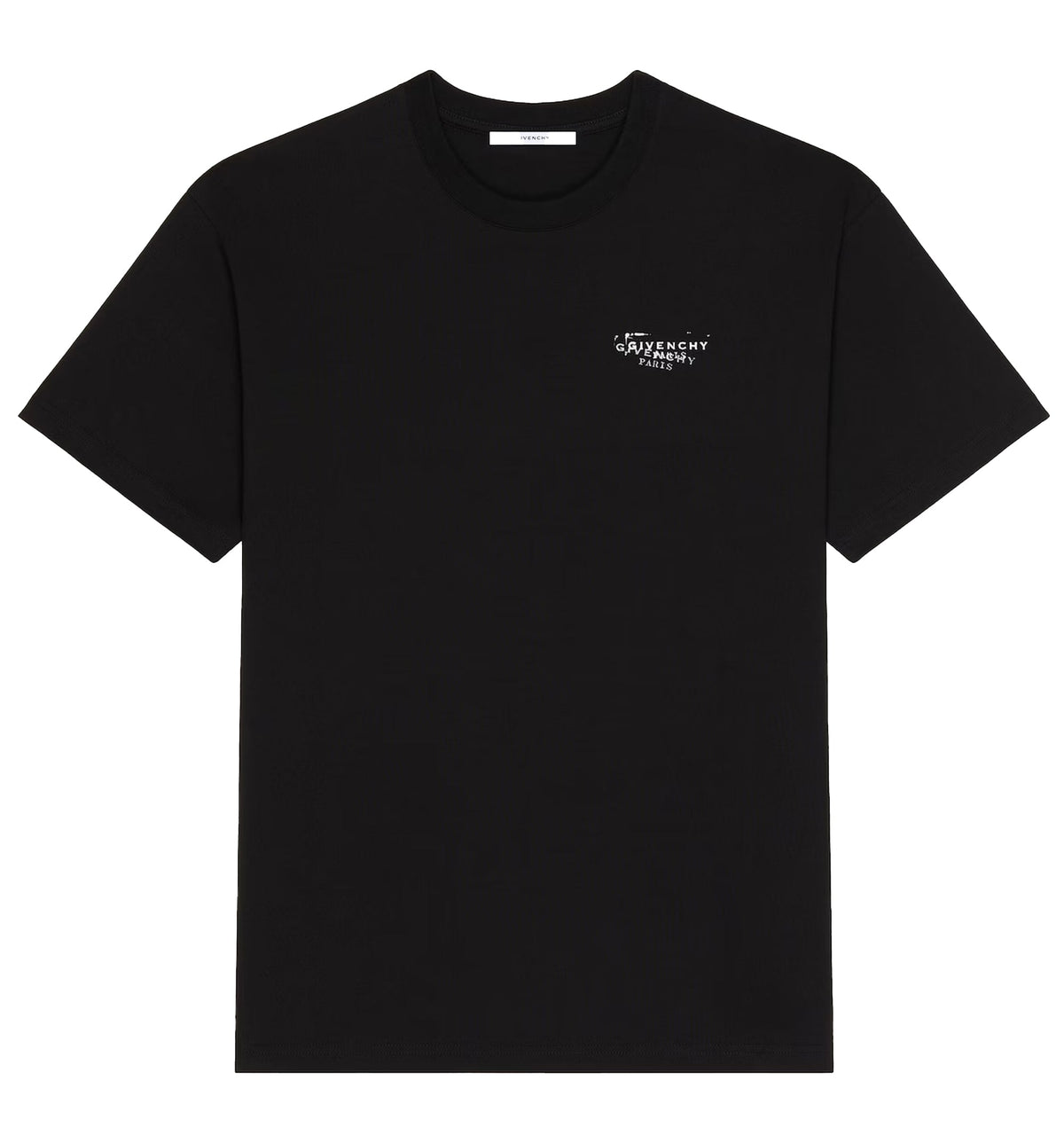 T-Shirt In Cotton With GIVENCHY Stamp Print