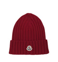 Wool beanie with logo
