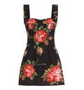 Rose Bouquet-Print Cotton Top