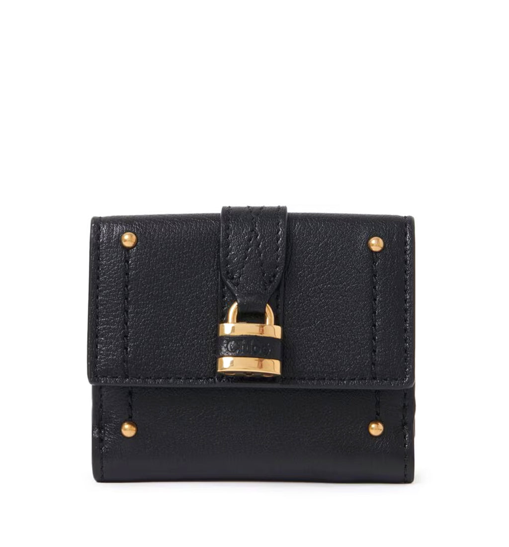 Mini Paddington tri-fold in grained leather