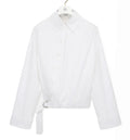 Draped Shirt In Cotton