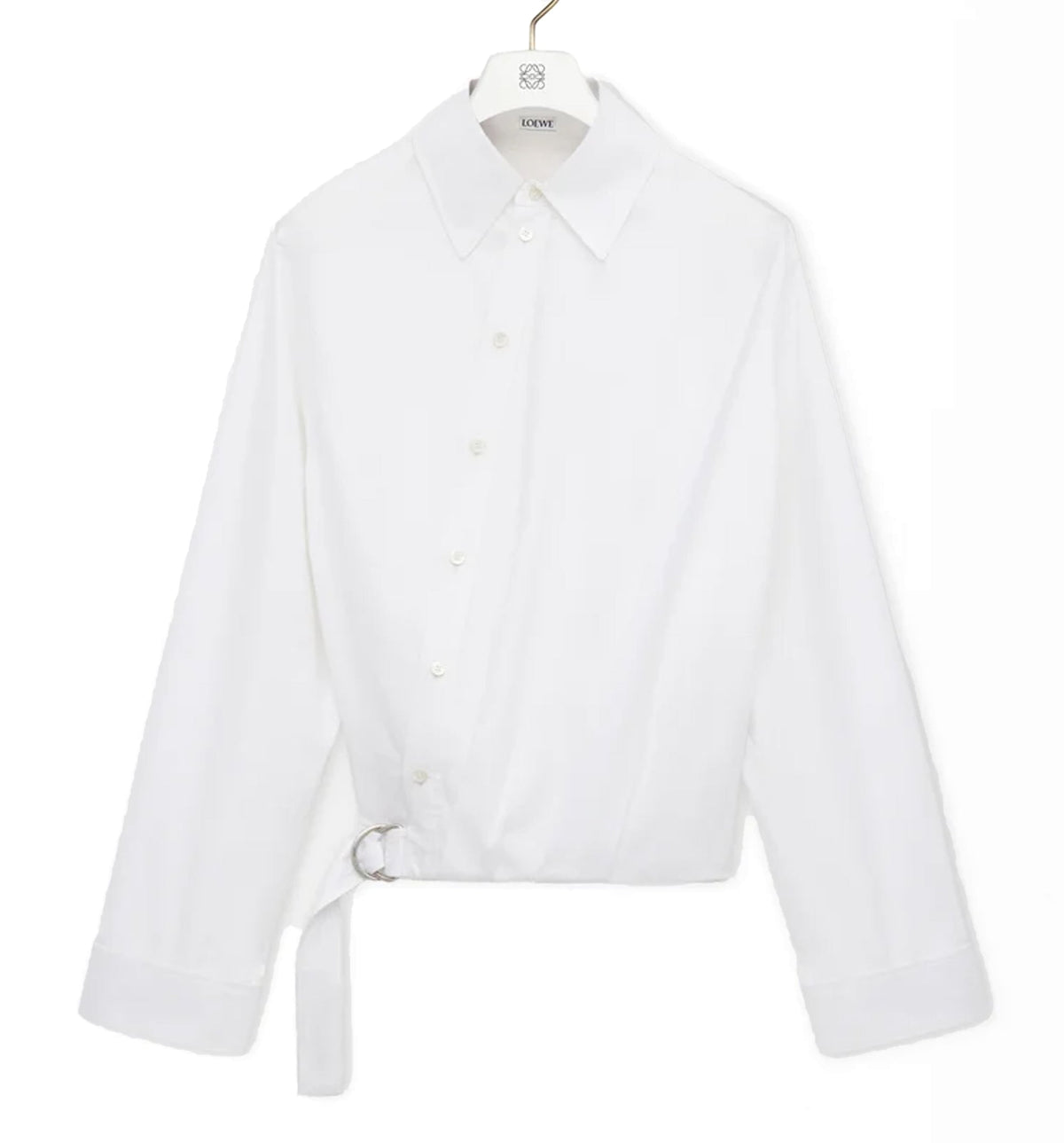 Draped Shirt In Cotton