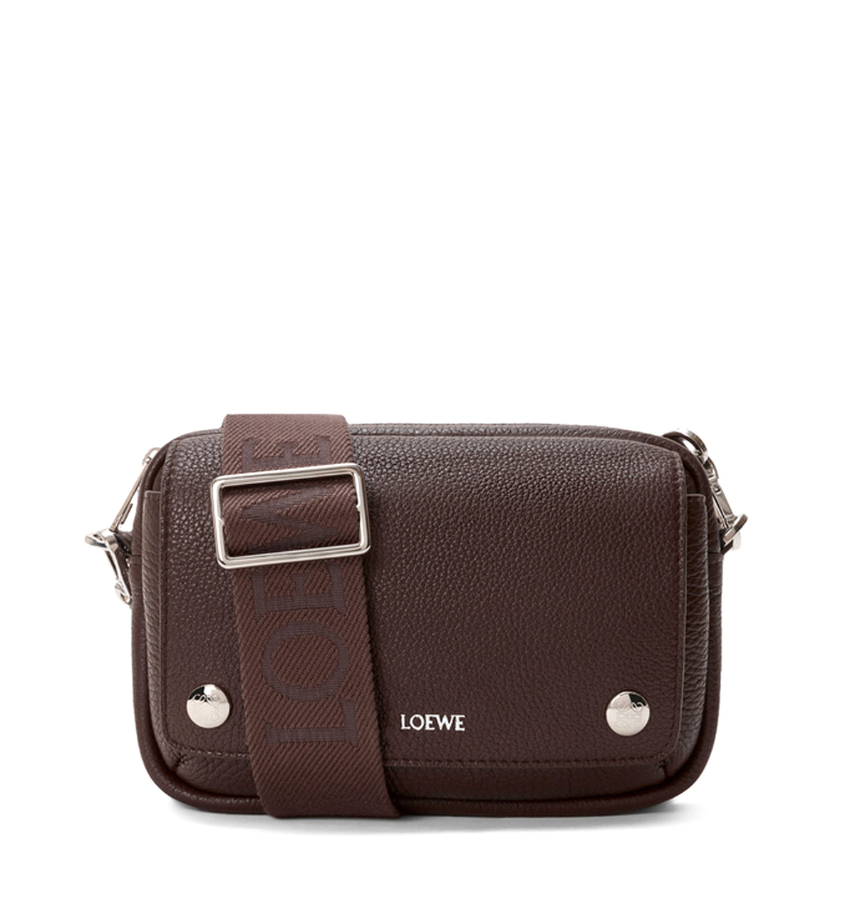 Small Pebble messenger bag in supple grained calfskin