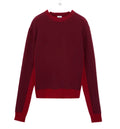 Sweater in cotton and wool