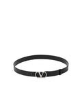 Black VLogo Signature belt