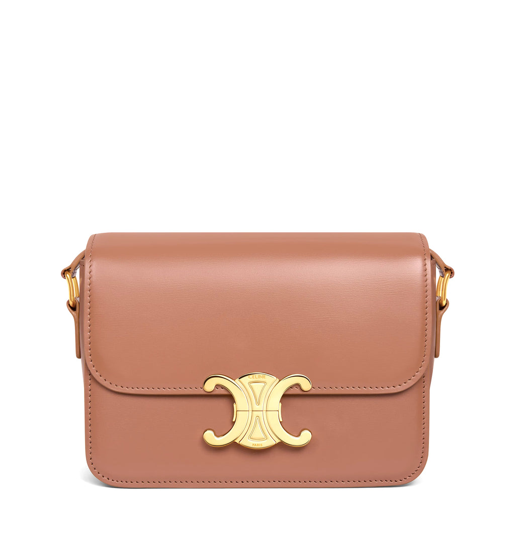 Teen Triomphe Bag in Shiny Calfskin