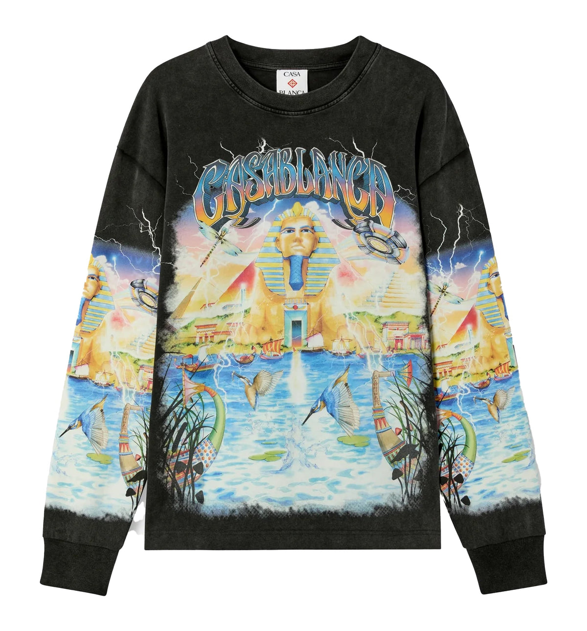 Black Egypt As It Was Long Sleeve T‑Shirt