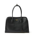 Large leather tote bag