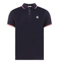 Tricolor-Trimmed Cotton Piquet Polo Shirt