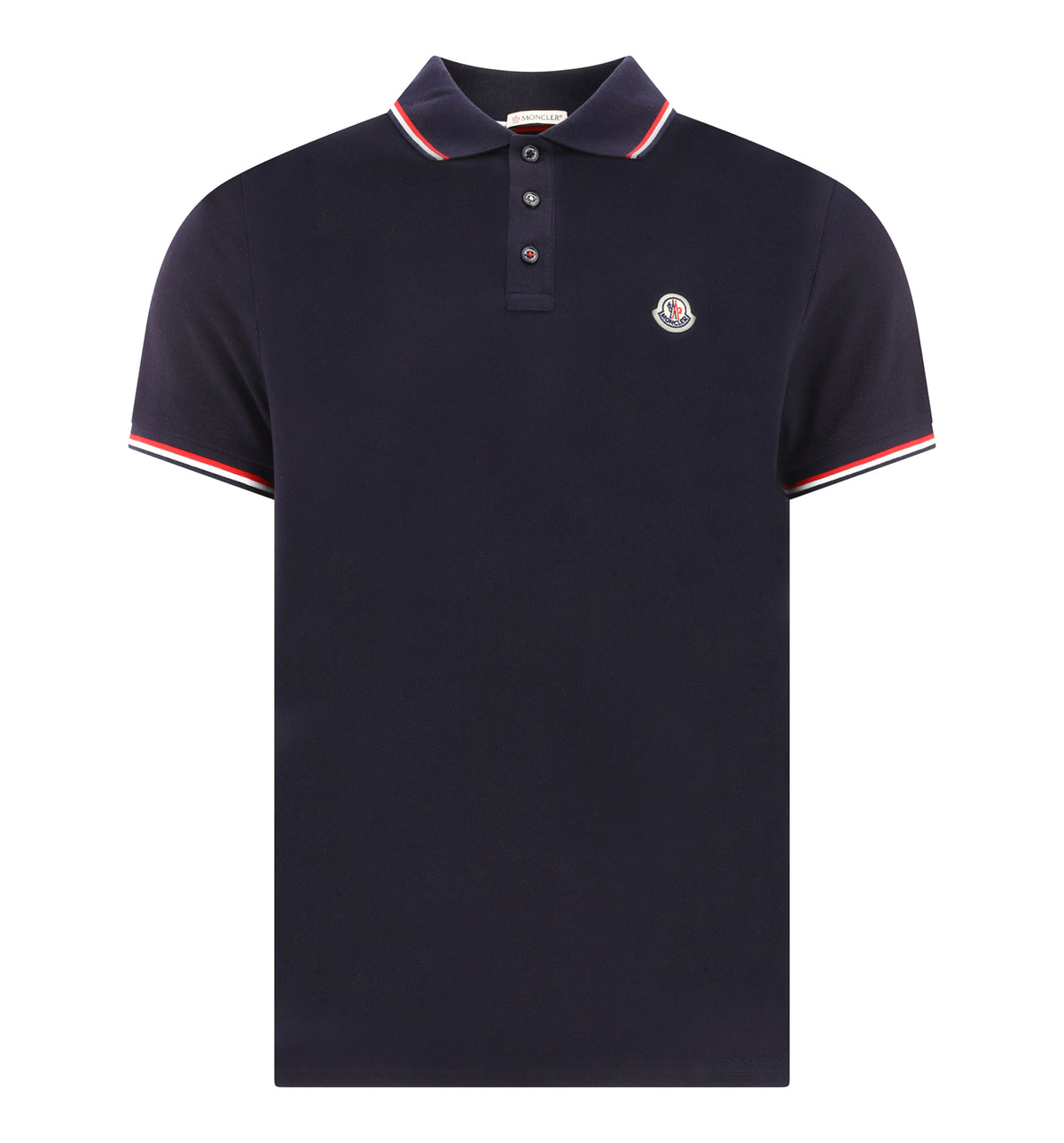 Tricolor-Trimmed Cotton Piquet Polo Shirt