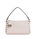 Small Rockstud Grainy Calfskin Crossbody Bag