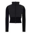 Padded Zip-Up Cotton Cardigan