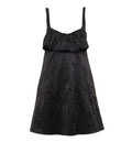 Sleeveless Mini Dress in Washed Technical Satin