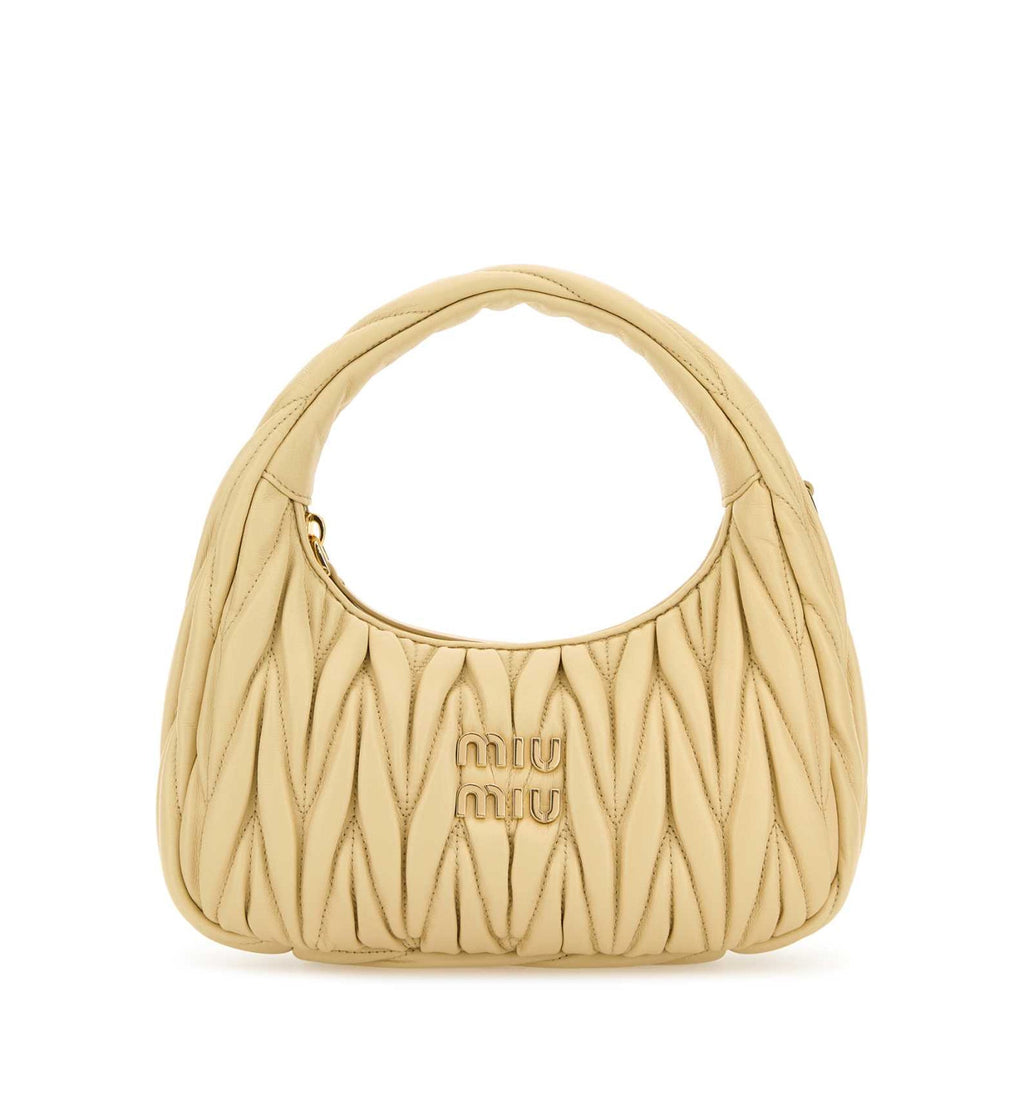 Wander Matelassé Nappa Leather Hobo Bag