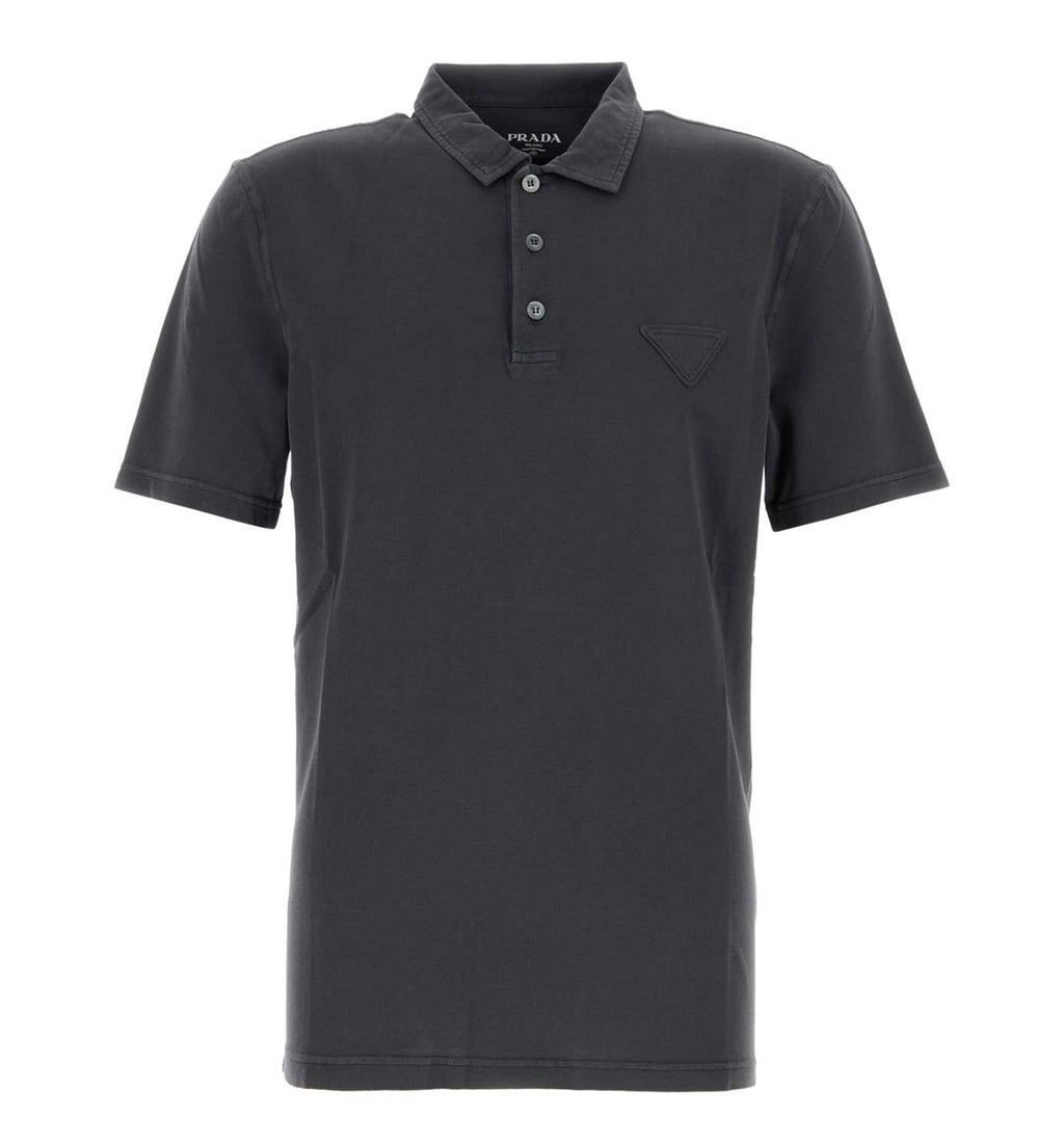 Short-sleeved Piqué Polo Shirt