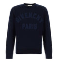 Sweater in Cotton Knit with GIVENCHY Paris Embroidery