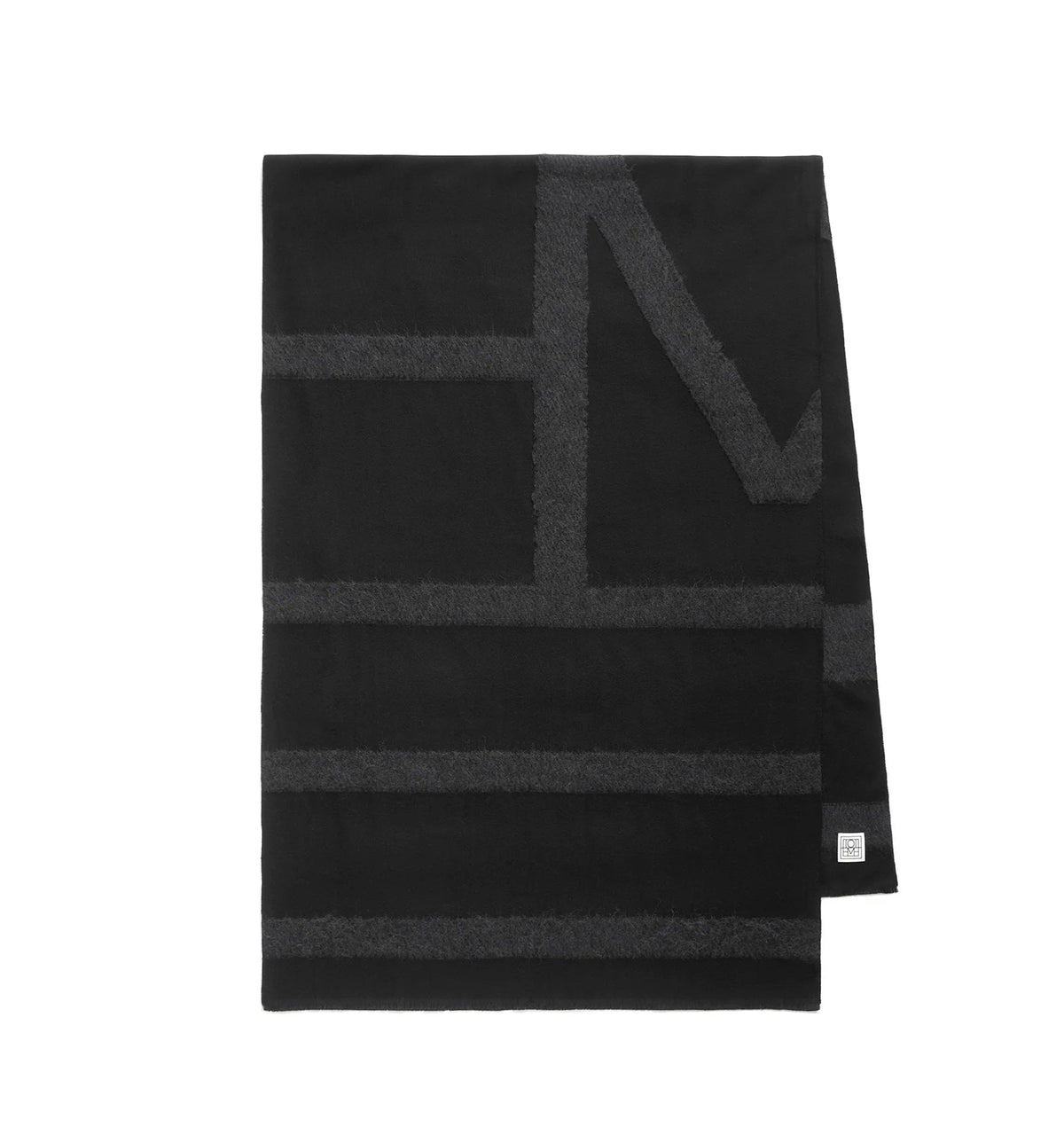 Monogram twill scarf