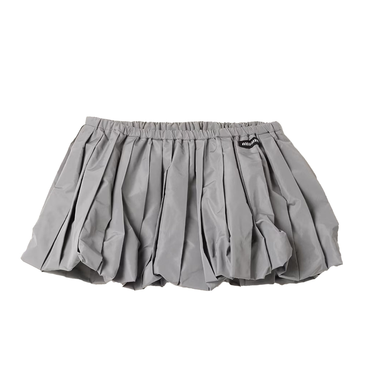 Technical fabric miniskirt